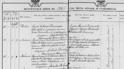 Метрика о рождении Бандик М.И..png