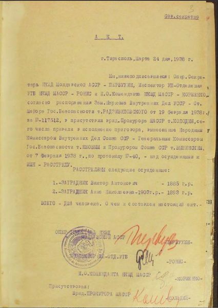 Файл:Акт расстрела пары Заградник.jpg