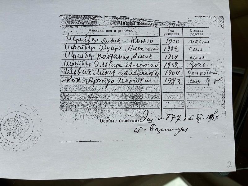 Файл:Список семьи выселение 2стр.jpeg