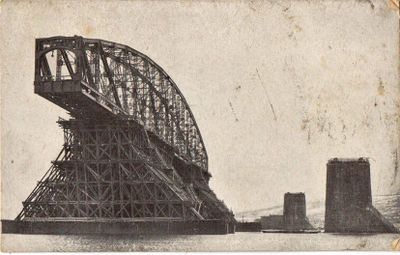 Строительство императорского моста в Симбирске